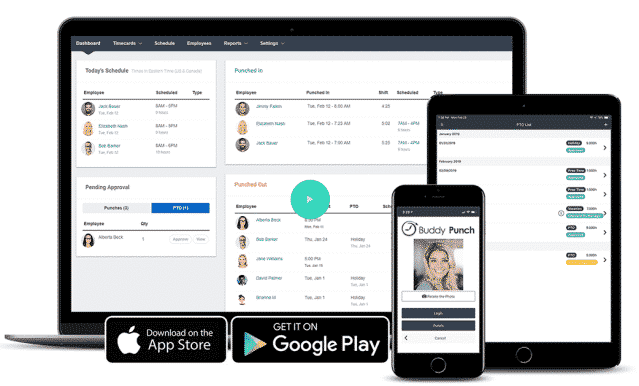 cloud based time tracking buddy punch